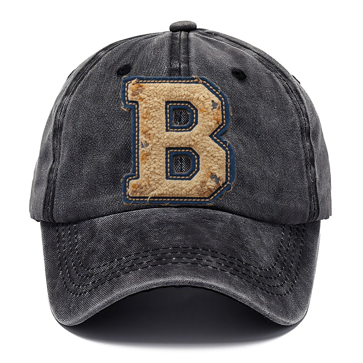 Varsity Chenille B Monogram Classic Cap – Graphite