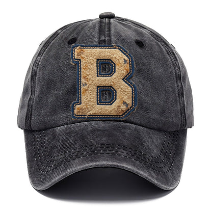 Varsity Chenille B Monogram Classic Cap – Graphite