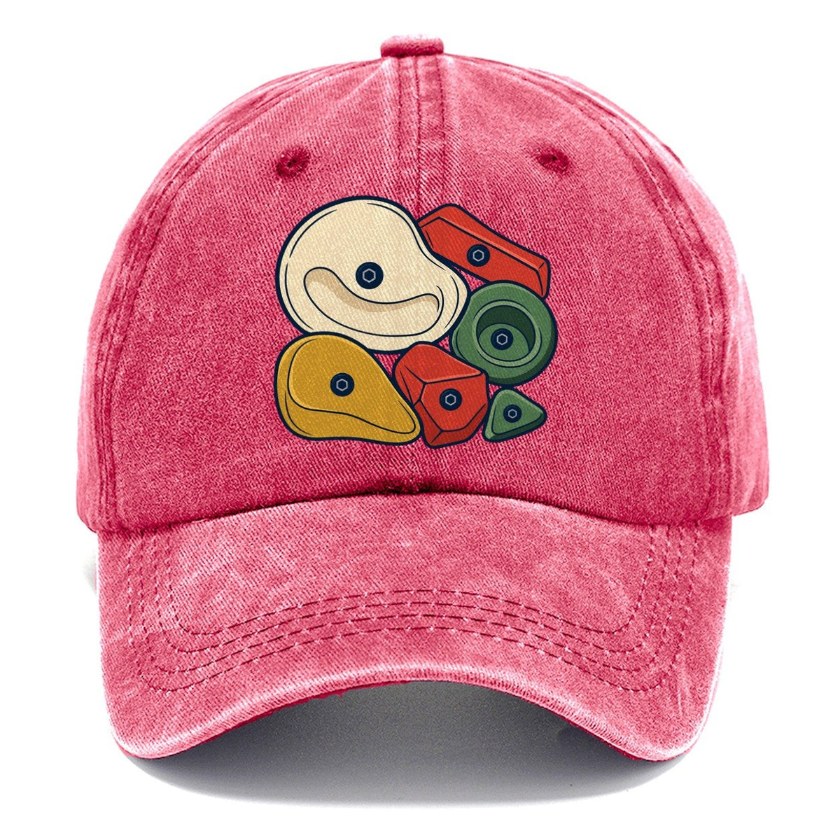 Hold Cluster Rock Climbing Classic Cap – Pomegranate Blush