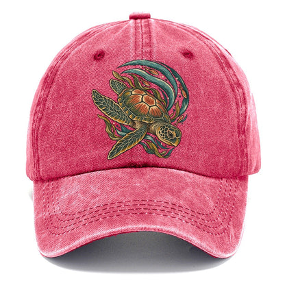 Turtle Crescent Current Gentle Wild Classic Cap – Pomegranate Blush