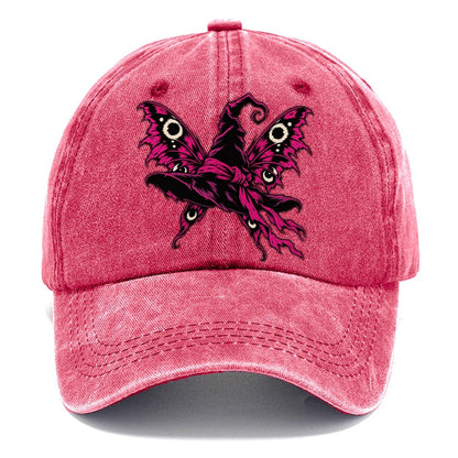 Moth Winged Witch Hat Witch Magic Classic Cap – Pomegranate Blush