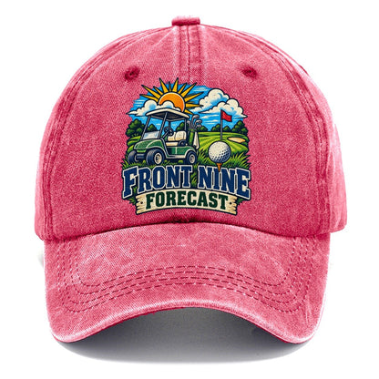 Front Nine Forecast Golf Life Classic Cap – Pomegranate Blush