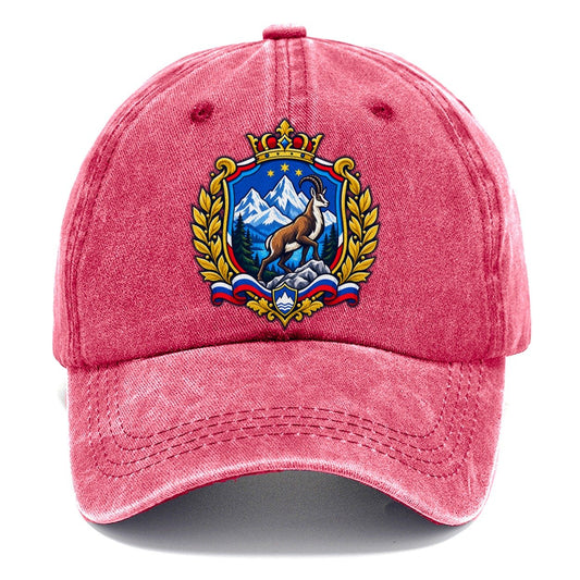 Slovenia Heraldic Crest Country Logos Classic Cap – Pomegranate Blush