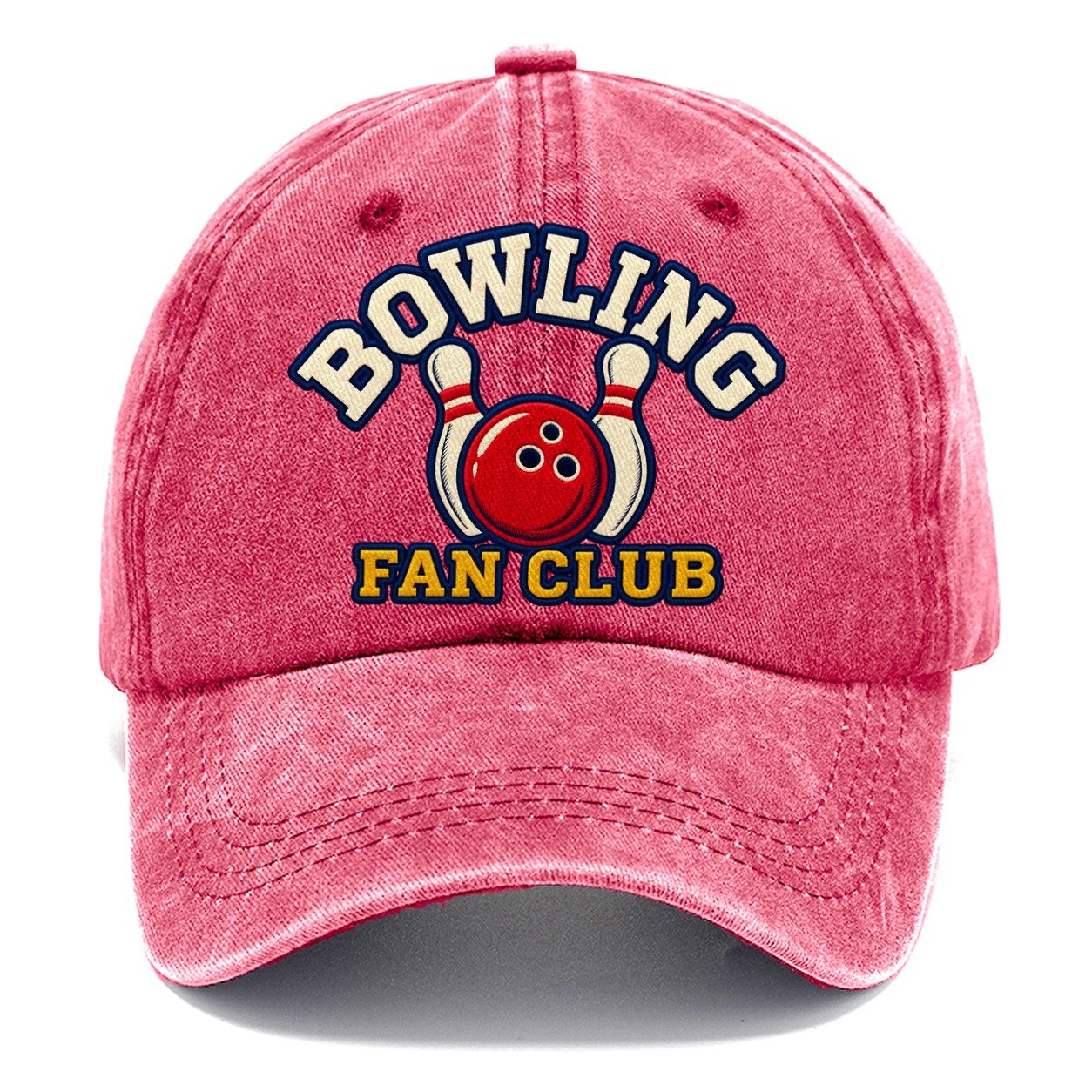 Bowling Fan Club Classic Cap – Pomegranate Blush