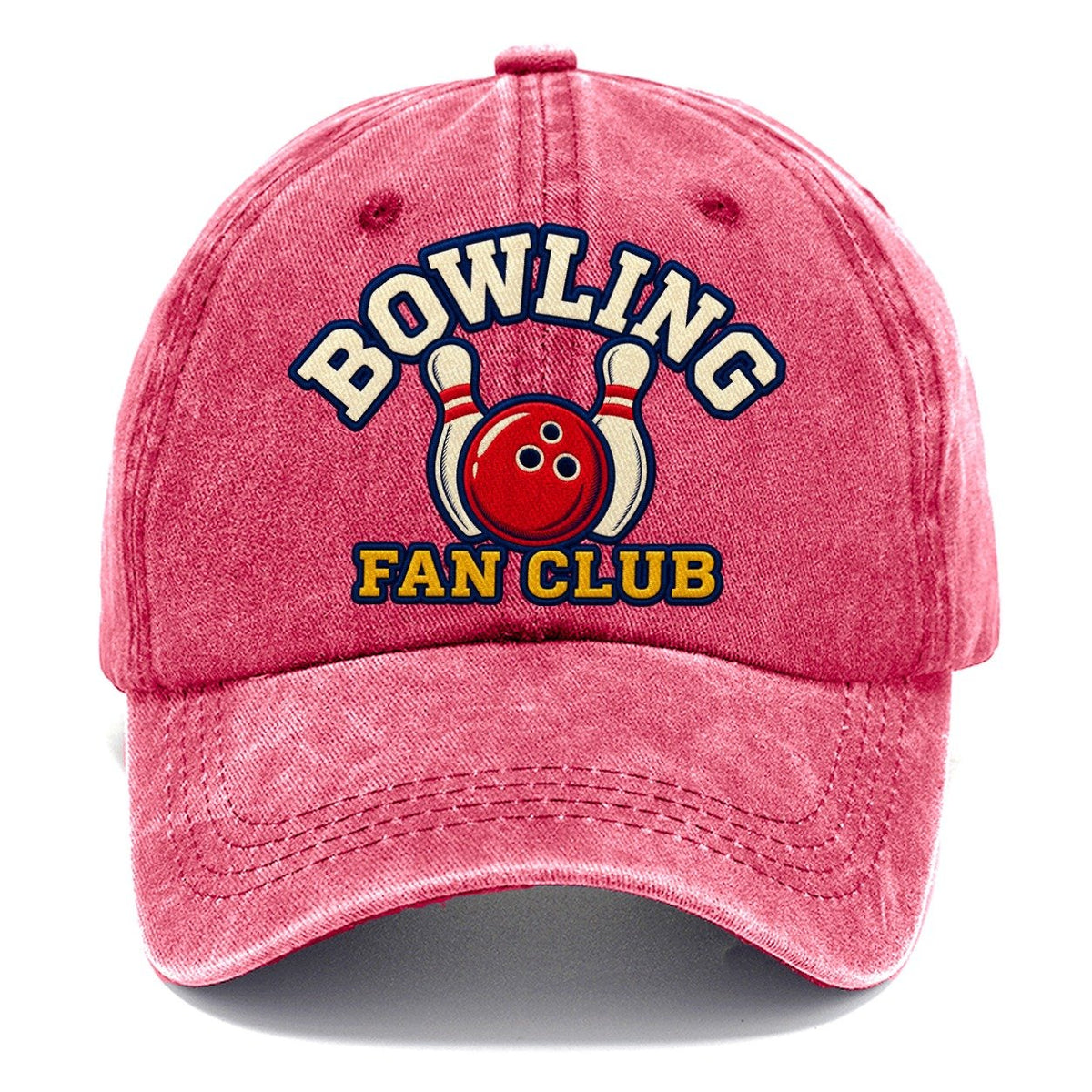 Bowling Fan Club Classic Cap – Pomegranate Blush
