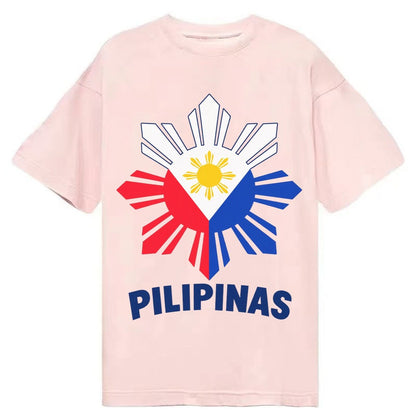 Philippines Sun Stars Classic T-shirt – Pink