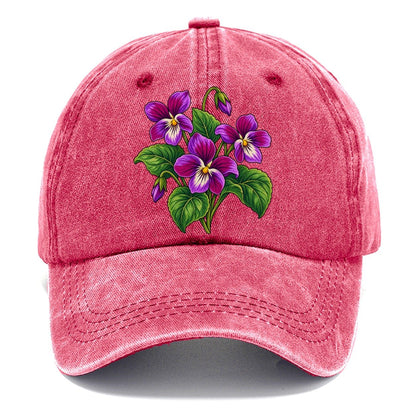 New Brunswick Purple Violet Canada Cultural Icons Classic Cap – Pomegranate Blush