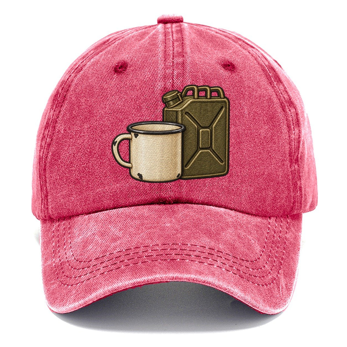 Enamel Camp Mug And Fuel Can Off Roading And Overlanding Classic Cap – Pomegranate Blush
