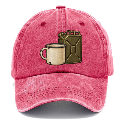 Enamel Camp Mug And Fuel Can Off Roading And Overlanding Classic Cap – Pomegranate Blush