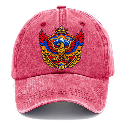 Armenia Heraldic Crest Country Logos Classic Cap – Pomegranate Blush