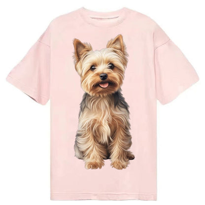 Yorkshire Terrier Dog Classic T-shirt – Pink