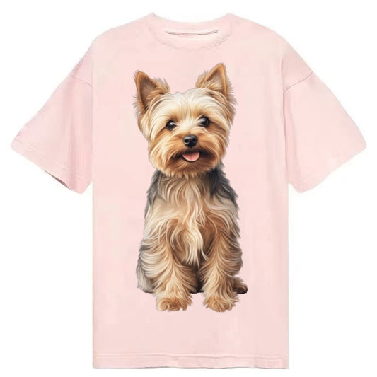 Yorkshire Terrier Dog Classic T-shirt – Pink