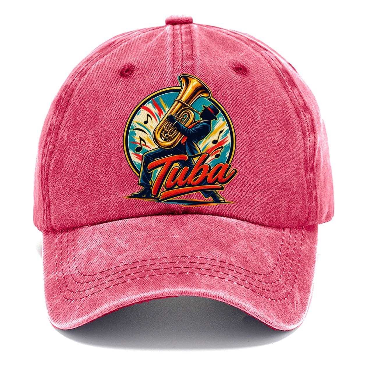 Tuba Crest Music Instruments Classic Cap – Pomegranate Blush