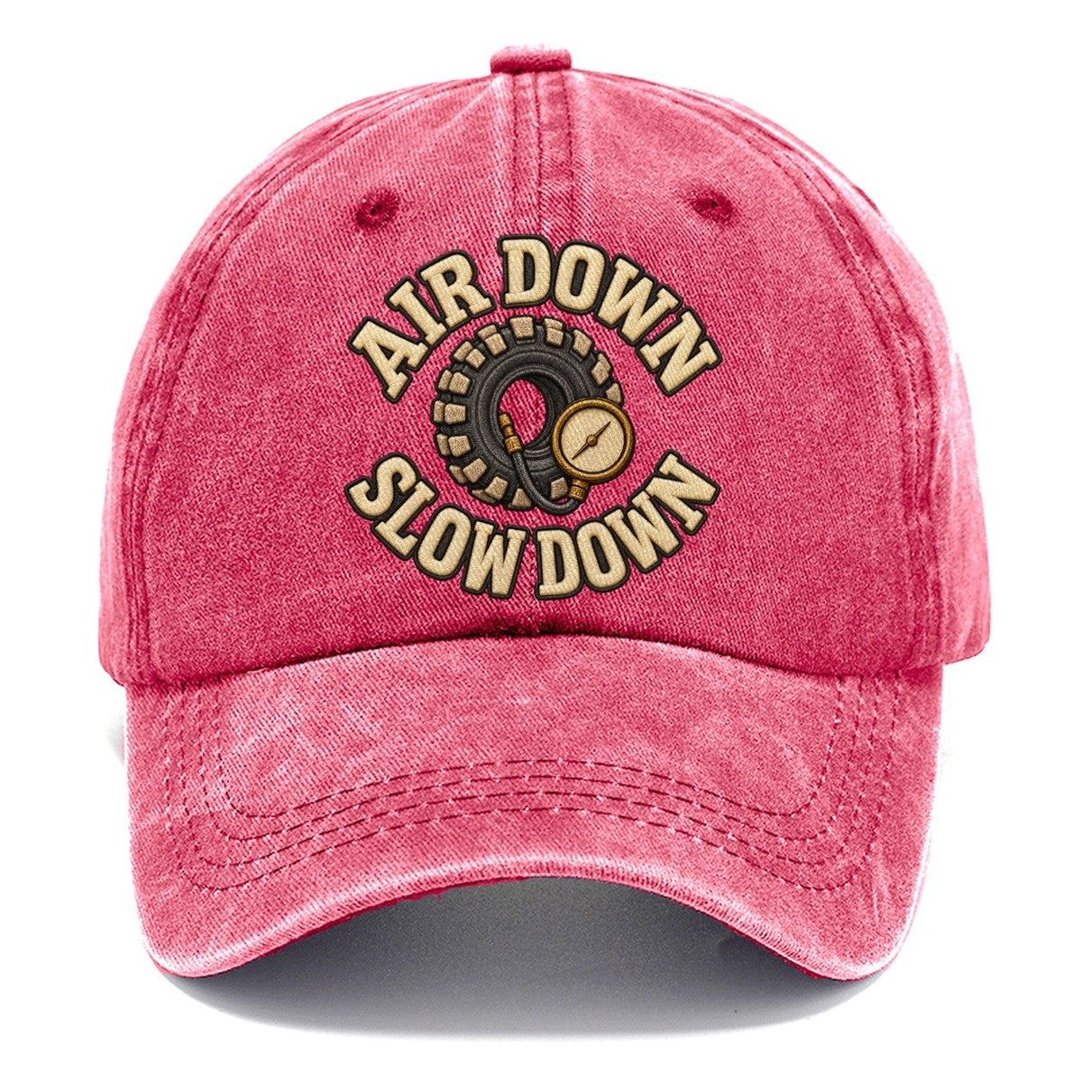 Air Down Slow Down Off Roading And Overlanding Classic Cap – Pomegranate Blush