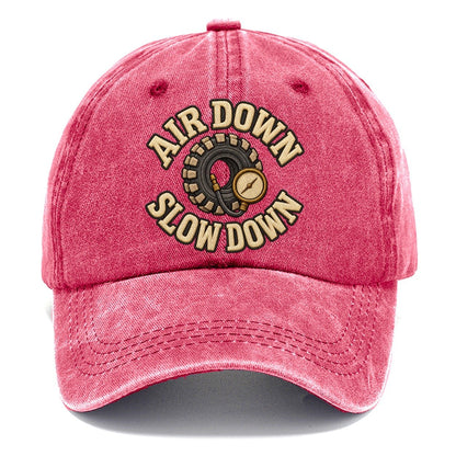 Air Down Slow Down Off Roading And Overlanding Classic Cap – Pomegranate Blush
