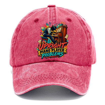 Upright Piano Player Problems Music Instruments Classic Cap – Pomegranate Blush