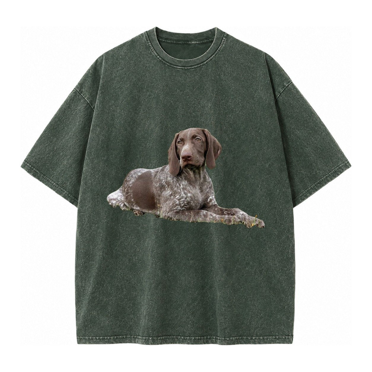 German Shorthaired Pointer 2 Vintage T-shirt – Forest Mist