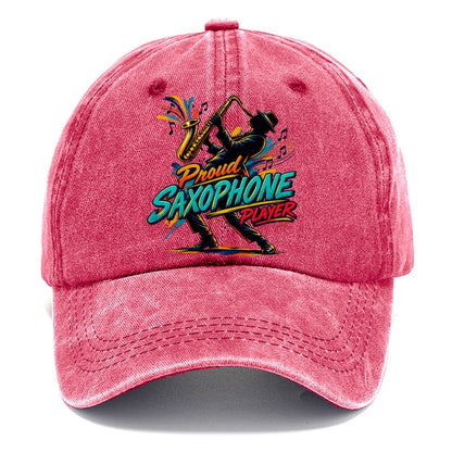 Proud Saxophone Player Music Instruments Classic Cap – Pomegranate Blush