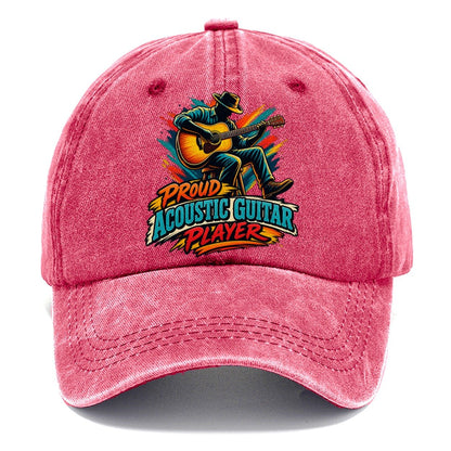 Proud Acoustic Guitar Player Music Instruments Classic Cap – Pomegranate Blush