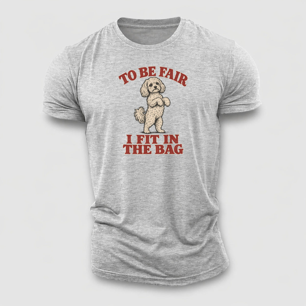 Maltipoo Dog Declarations Cotton T-Shirt – Sport Grey
