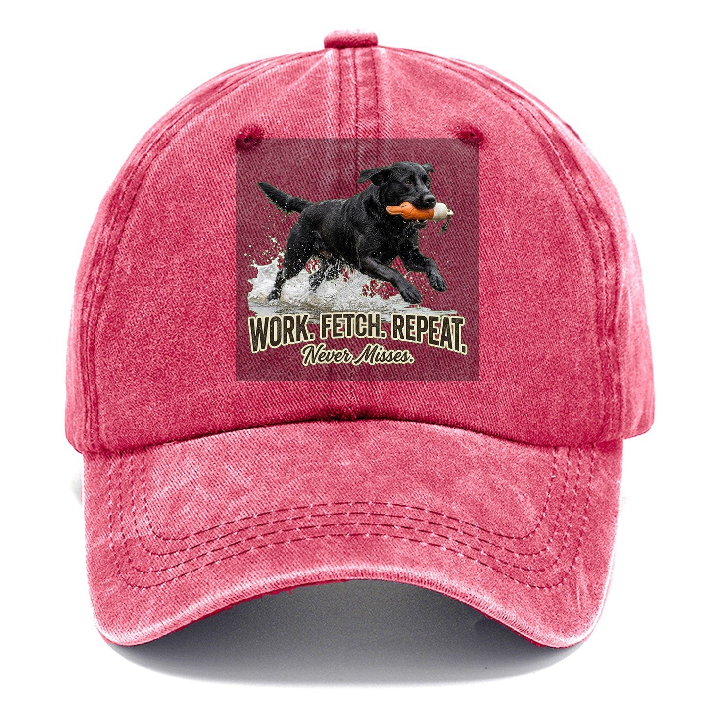 Work Fetch Repeat Classic Cap – Pomegranate Blush