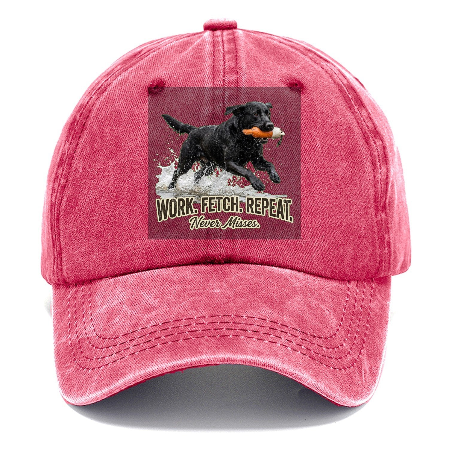 Work Fetch Repeat Classic Cap – Pomegranate Blush