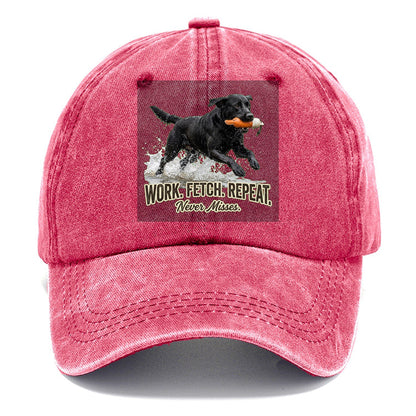 Work Fetch Repeat Classic Cap – Pomegranate Blush