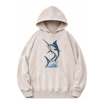 Marlins Majesty Vintage Washed Hoodie – Off White