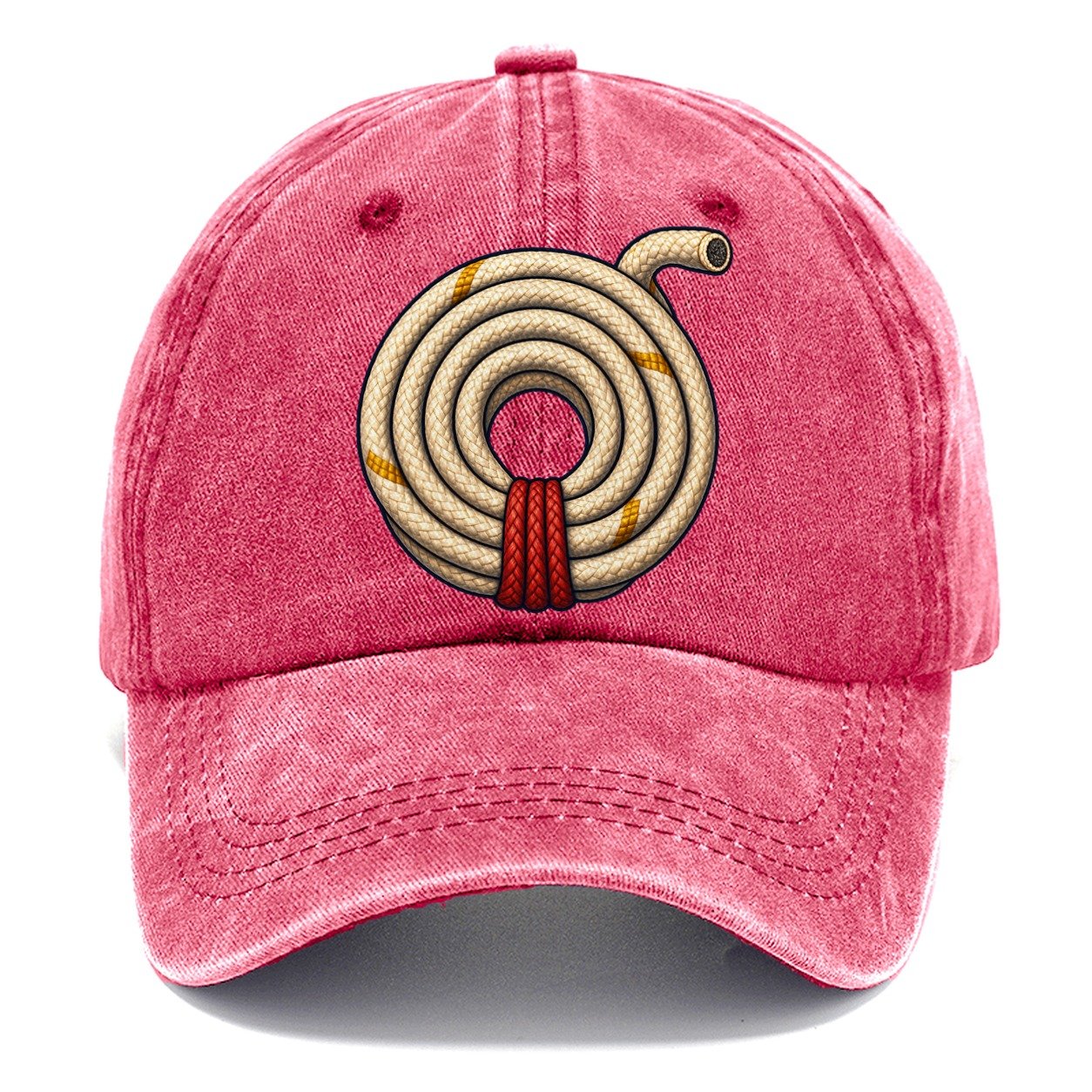 Coiled Climbing Rope Rock Climbing Classic Cap – Pomegranate Blush