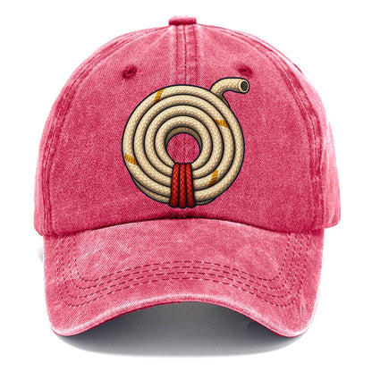 Coiled Climbing Rope Rock Climbing Classic Cap – Pomegranate Blush