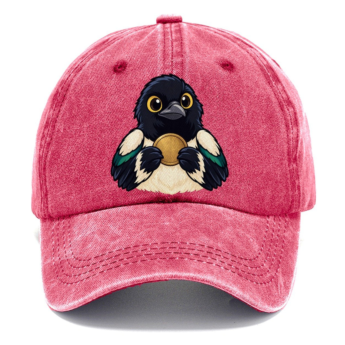 Magpie With A Find Treasure Hunting Classic Cap – Pomegranate Blush