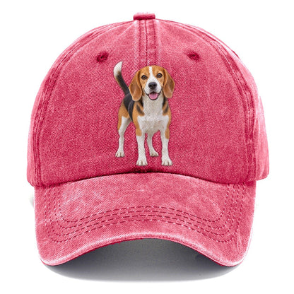 Beagle Standing Top Breeds Classic Cap – Pomegranate Blush