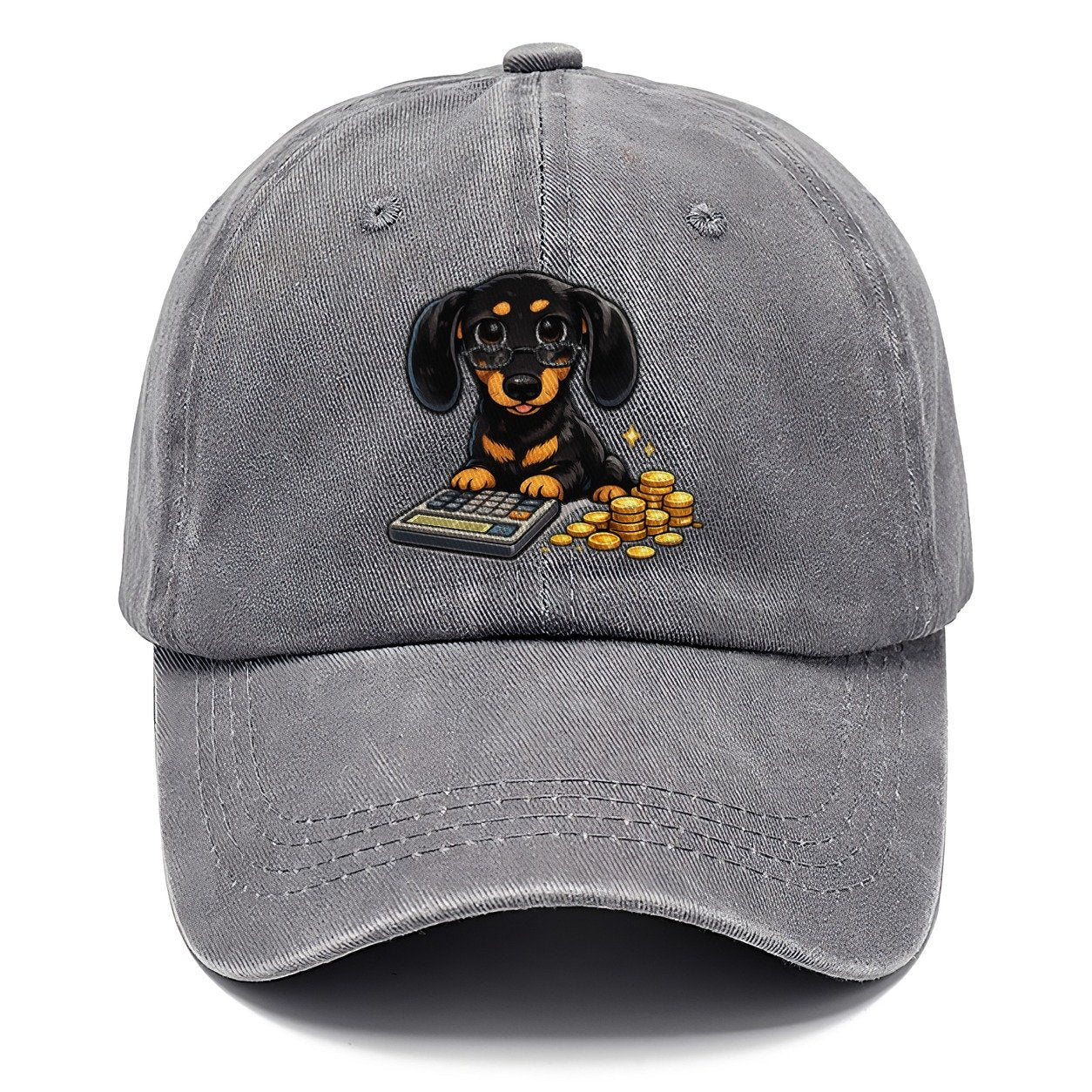 Dachshund Accountant Calculator Classic Cap – Urban Haze