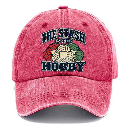 The Stash Is The Hobby Yarn Crafts Classic Cap – Pomegranate Blush