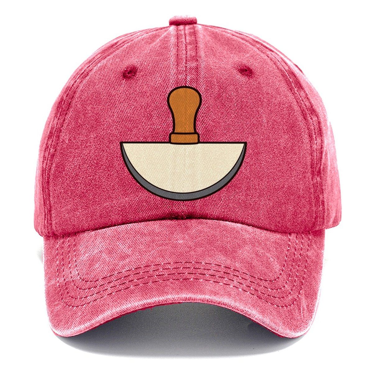 Round Knife Study Leathercraft Classic Cap – Pomegranate Blush