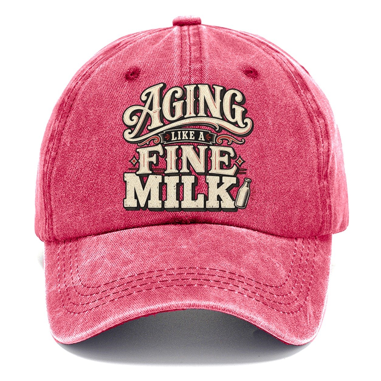 Aging Like A Fine Milk American Wit Classic Cap – Pomegranate Blush