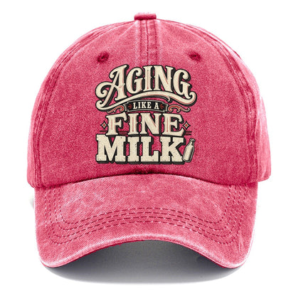 Aging Like A Fine Milk American Wit Classic Cap – Pomegranate Blush
