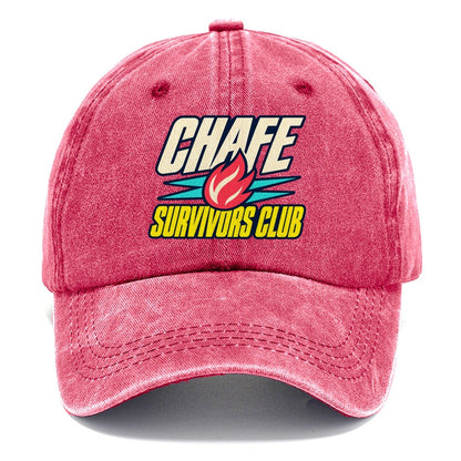 Chafe Survivors Club 90S Running Clubs Classic Cap – Pomegranate Blush
