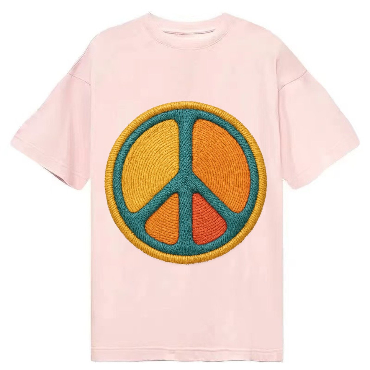 Golden Peace Classic T-shirt – Pink