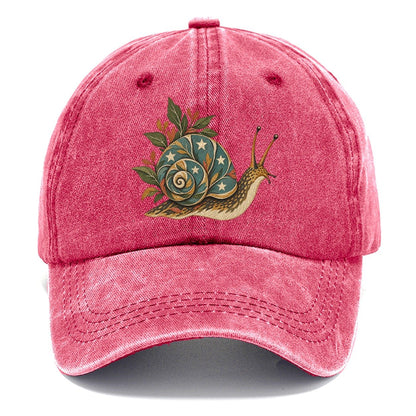 Snail Carrying Starlight Gentle Wild Classic Cap – Pomegranate Blush