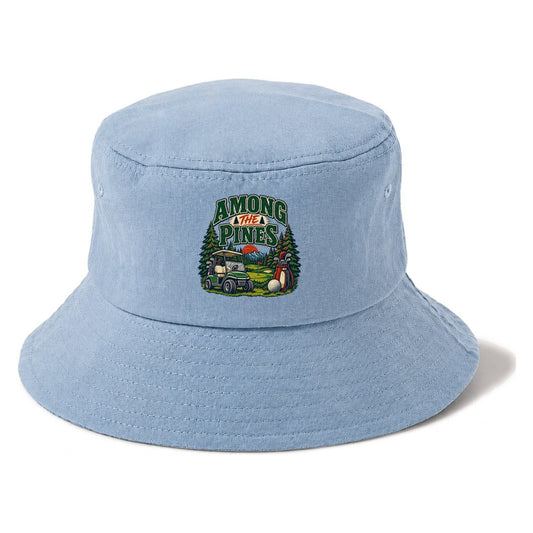 Among The Pines Golf Life Bucket Hat – Summer Sky