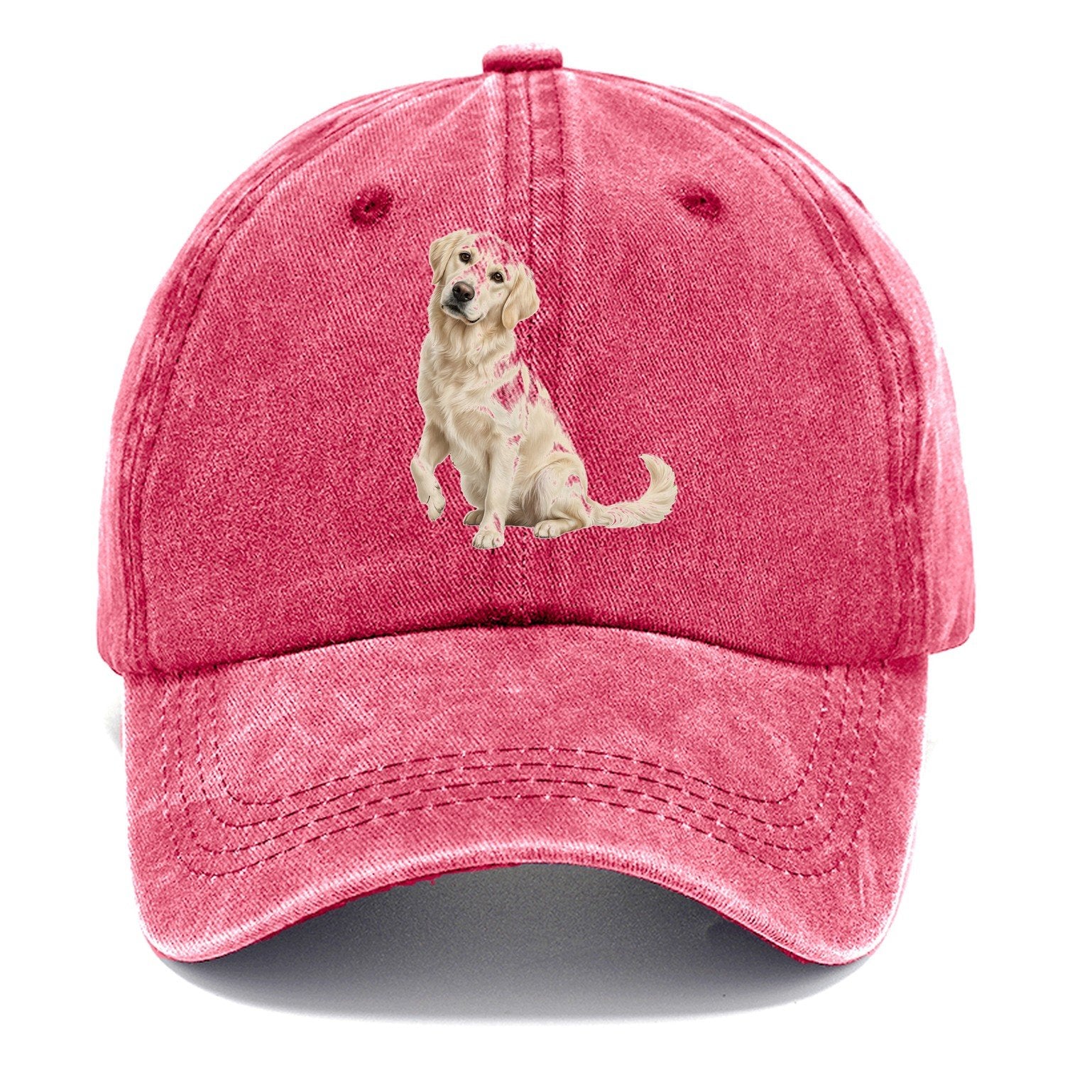 Seated Golden Classic Cap – Pomegranate Blush