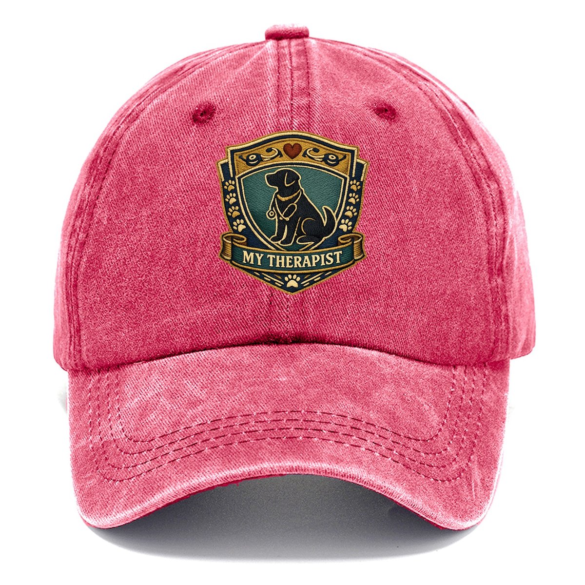 Dog Therapist Classic Cap – Pomegranate Blush