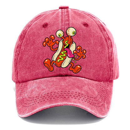 Bug Eyed Hot Dog Crazy Styles Classic Cap – Pomegranate Blush