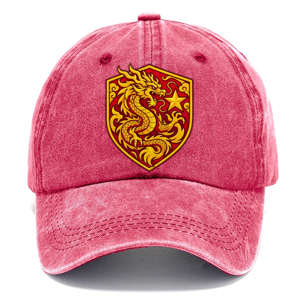Vietnam Minimal Emblem Country Logos Classic Cap – Pomegranate Blush