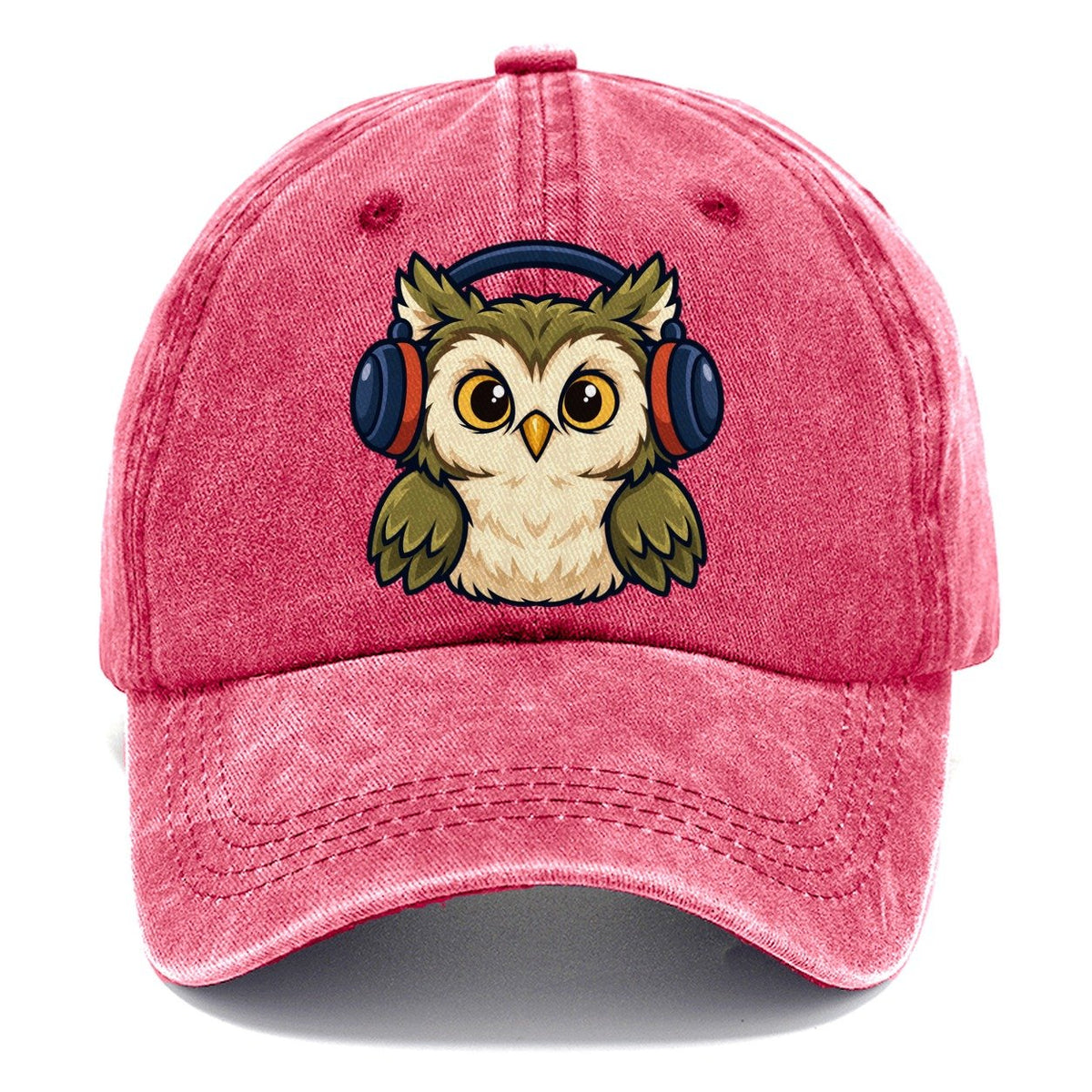 Night Watch Owl Amateur Radio Classic Cap – Pomegranate Blush