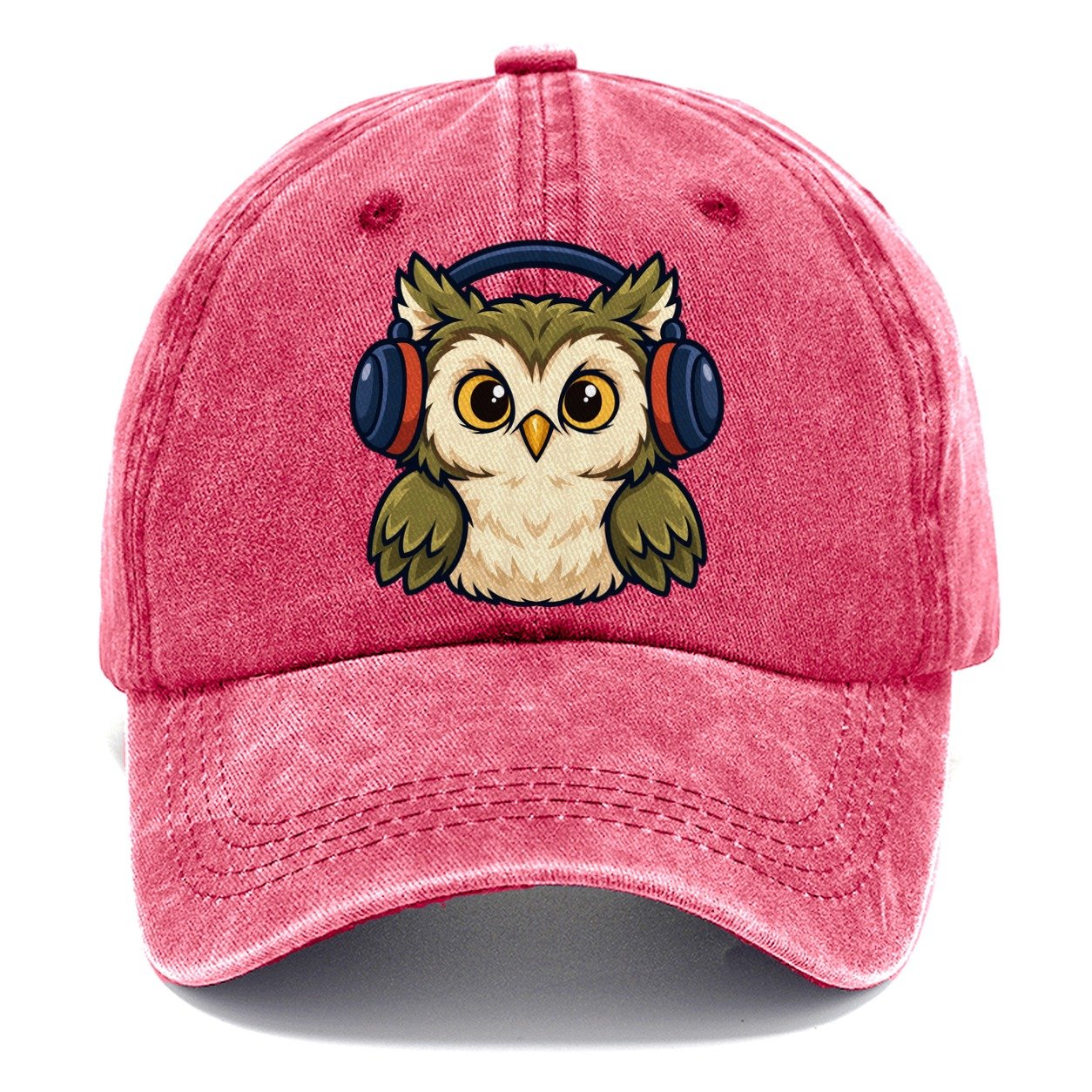 Night Watch Owl Amateur Radio Classic Cap – Pomegranate Blush