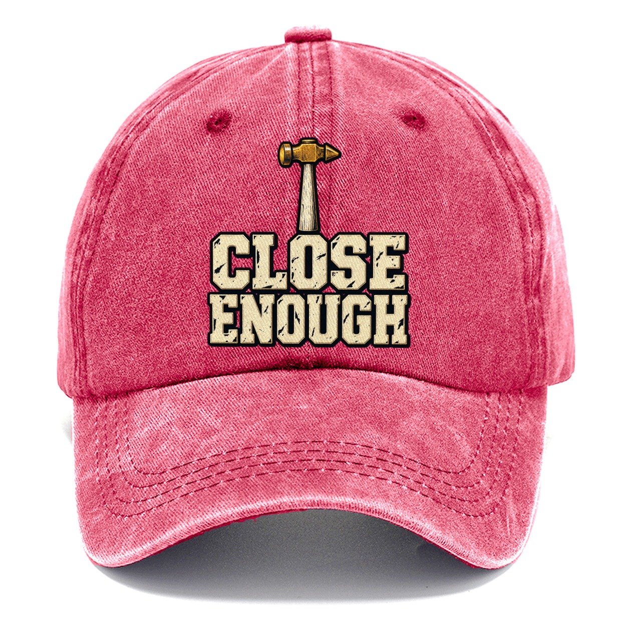 Close Enough Blacksmithing Classic Cap – Pomegranate Blush