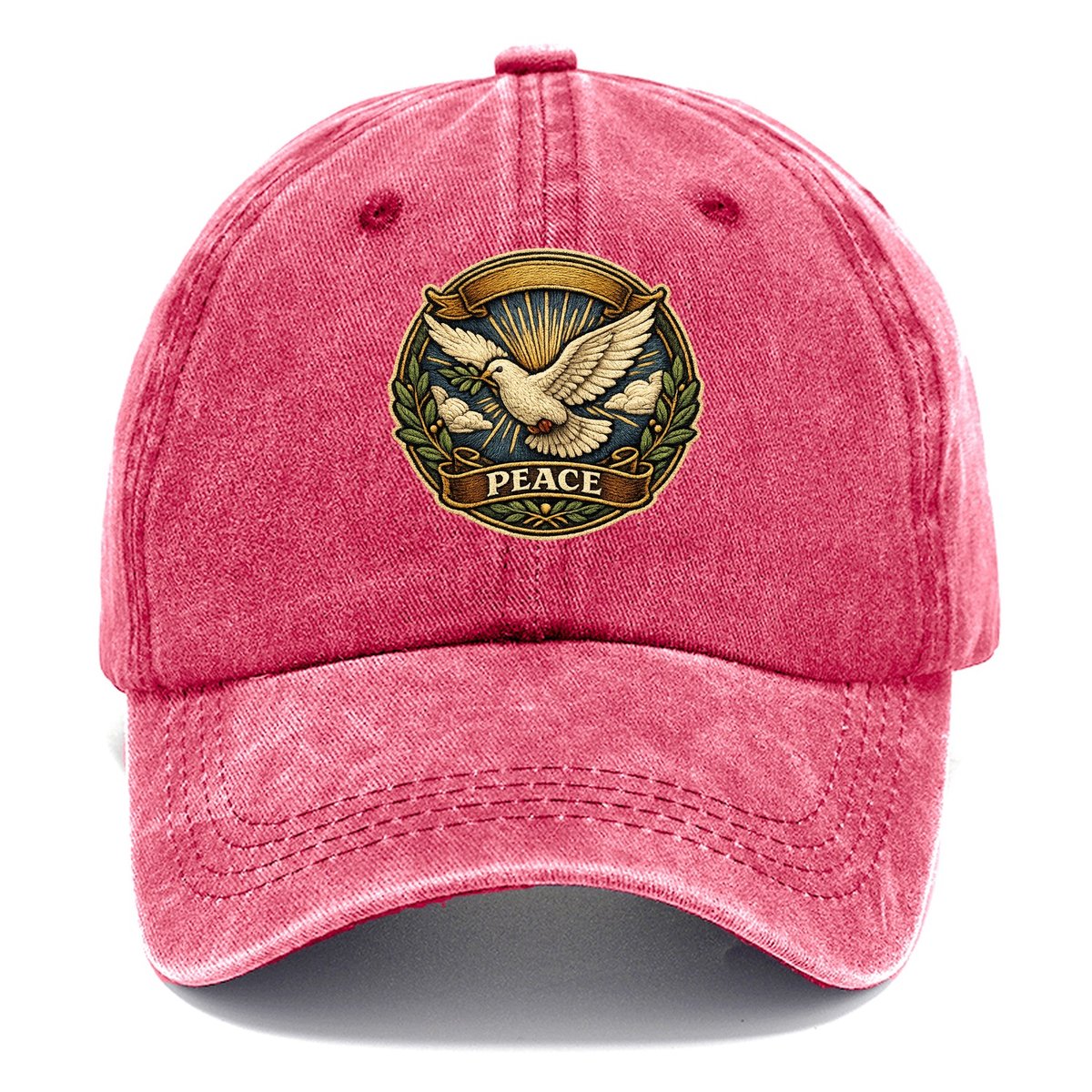 Peace Dove Classic Cap – Pomegranate Blush