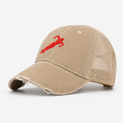 Butterfly Swimmer Break Micro Motion Mark Washed Trucker Hat – Khaki